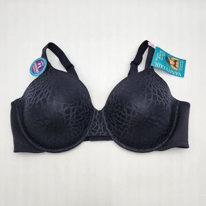 NWT Vanity Fair Beauty Back Full Figure Bra Style #76380 42D Lace Black